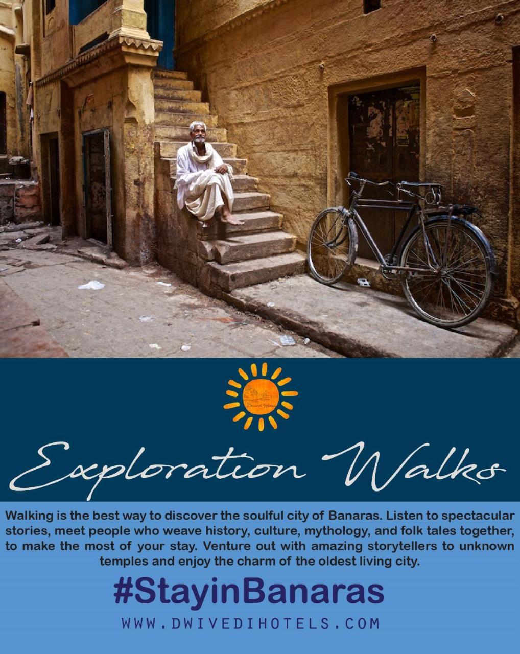 Dwivedi Hotels Hotel Elena Varanasi Eksteriør bilde